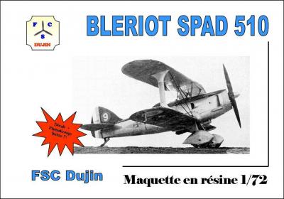 Box art bleriot spad 510