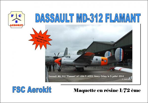 Box art dassault 312 flamant