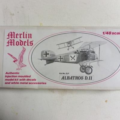 1/48, Albatross D.II; Merlin model, Inject+ white metal, 6 €